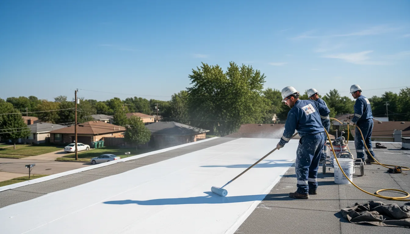 Commercial roof coating in Kittrell, NC near me
